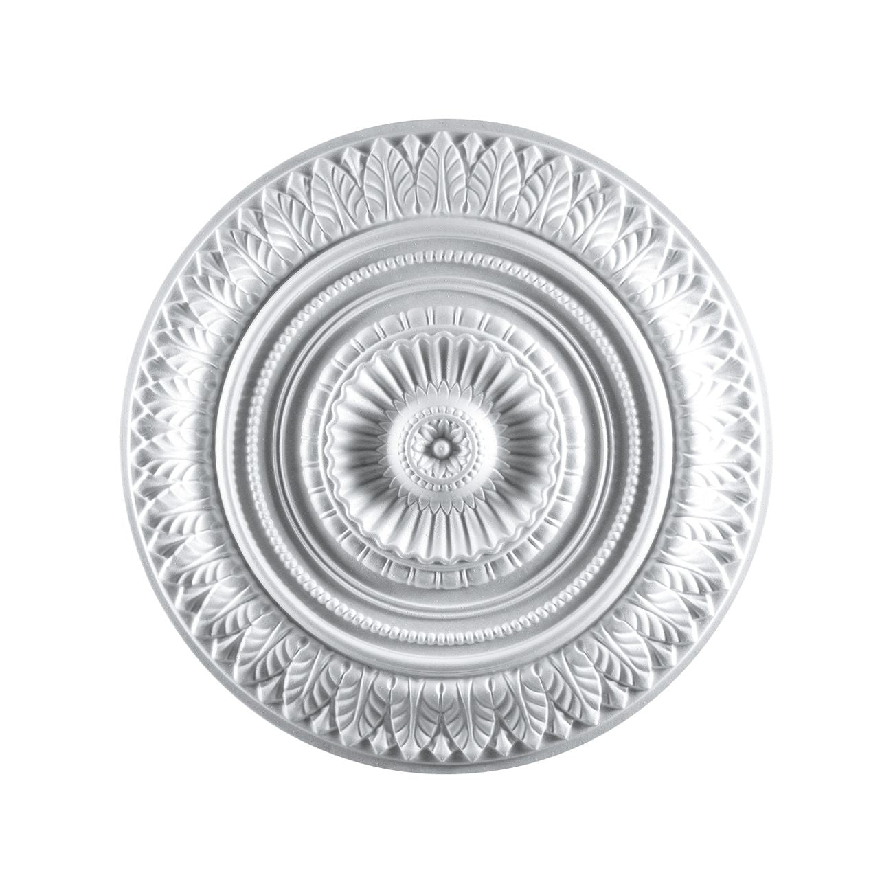 Rosone Decorativo Per Soffitto In Polistirolo - Diametro 53x43 Cm, Ideale Per Arredamento - Foto 10