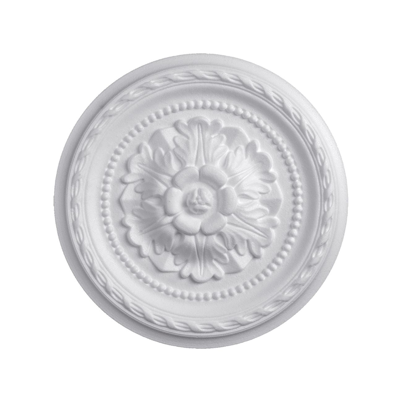 Rosone Decorativo Per Soffitto - Polistirene, Diametro 24cm, Design Elegante - Foto 1