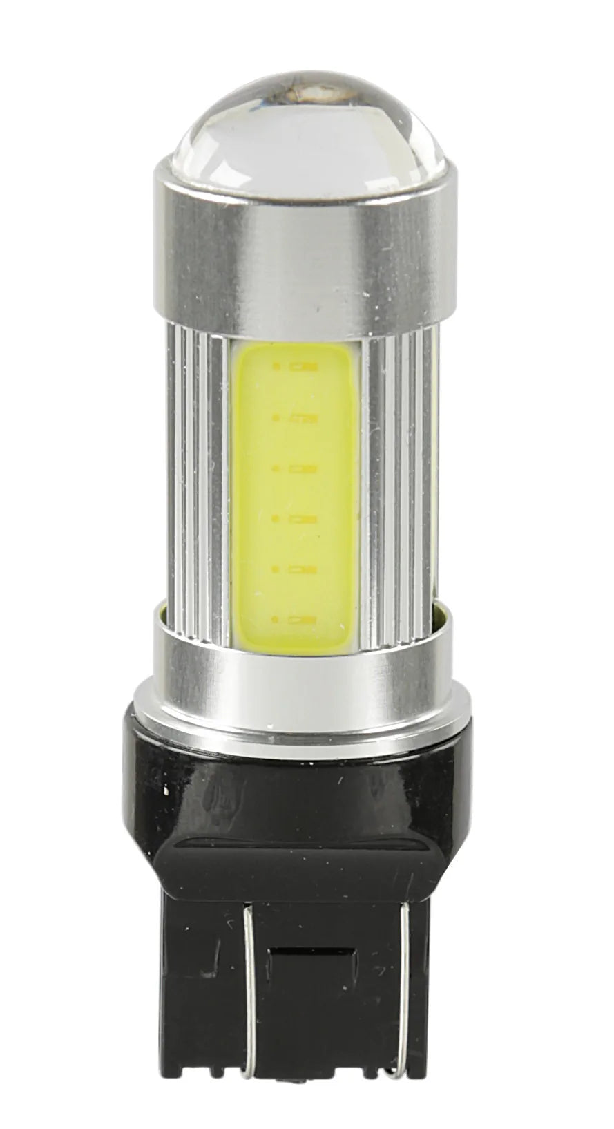 12V Mega-Led 30 - 30 SMD x 1 chip - (W21/5W) - W3x16q - 1 su fondo bianco