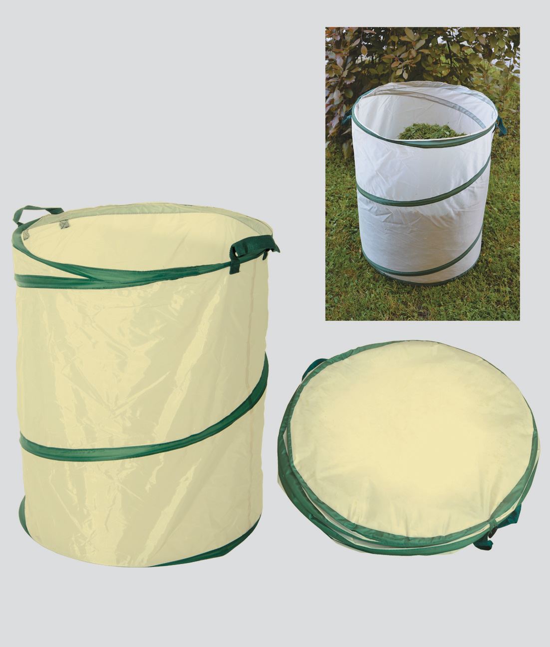 Home Tresor Sacco Foglie Pop Up 80 Litri – Autoportante In Tessuto 600D Oxford, Per Giardino