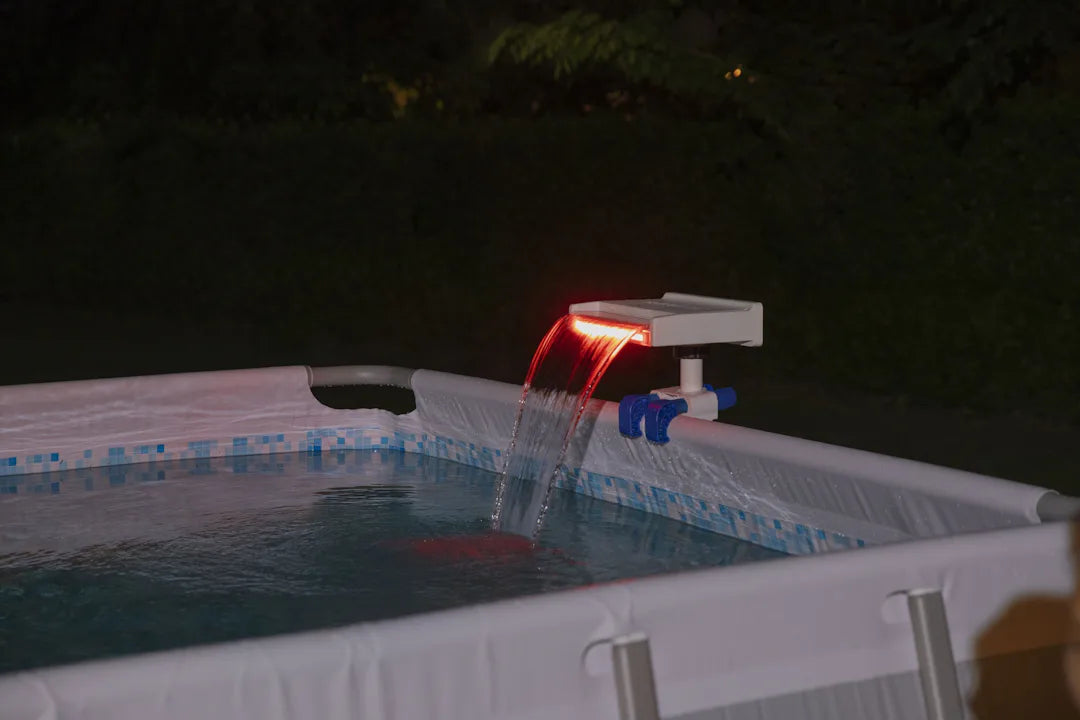 Cascata per piscina con led - mod. 58619 - compatibile con tutti i modelli