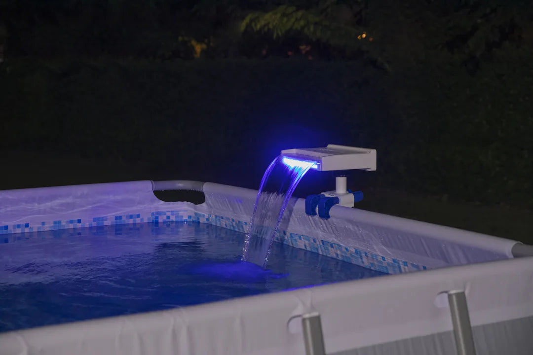 Cascata per piscina con led - mod. 58619 - compatibile con tutti i modelli