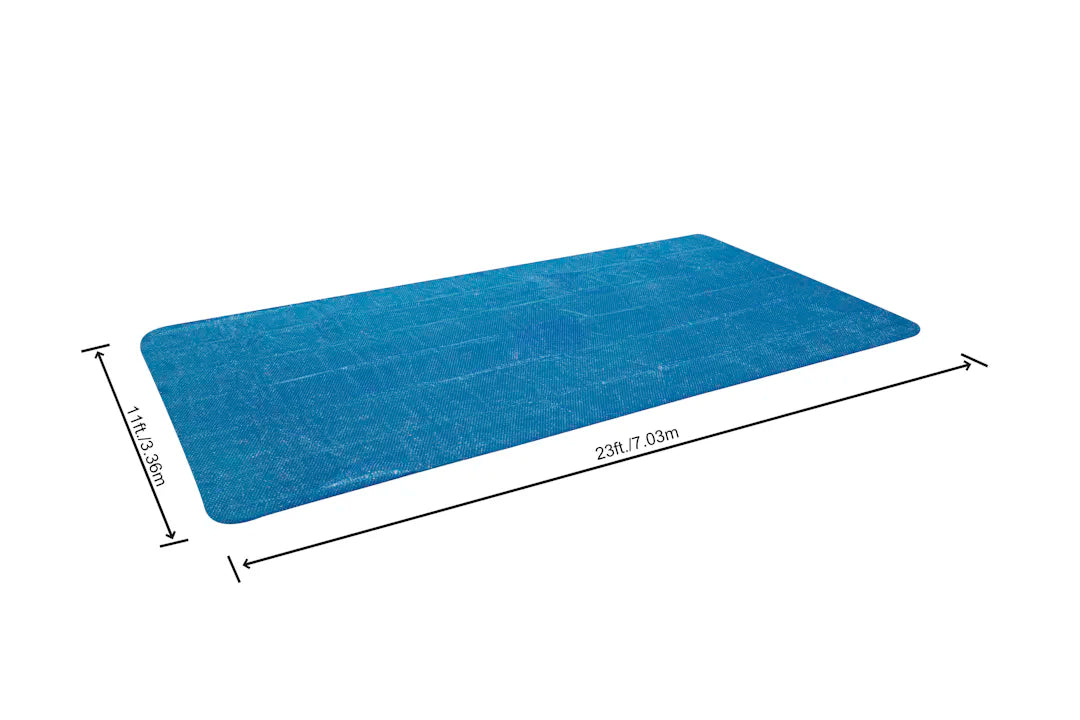 Telo termico di copertura con piscina rettangolare "Steel Frame" - per piscine cm 404/412x201 (art 58240/58228)