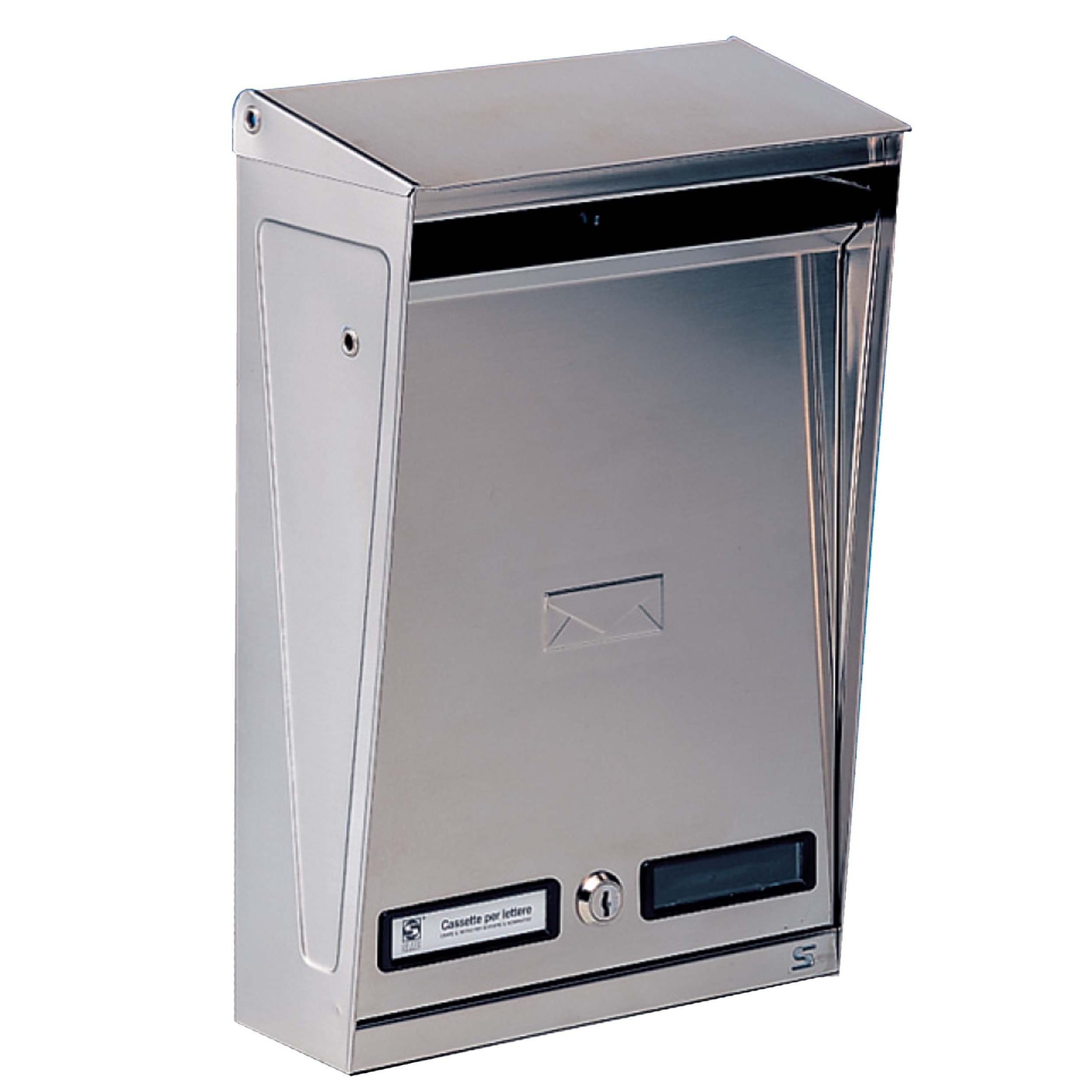 Cassetta Da Posta Inox Portariv. Dim.220X325X75