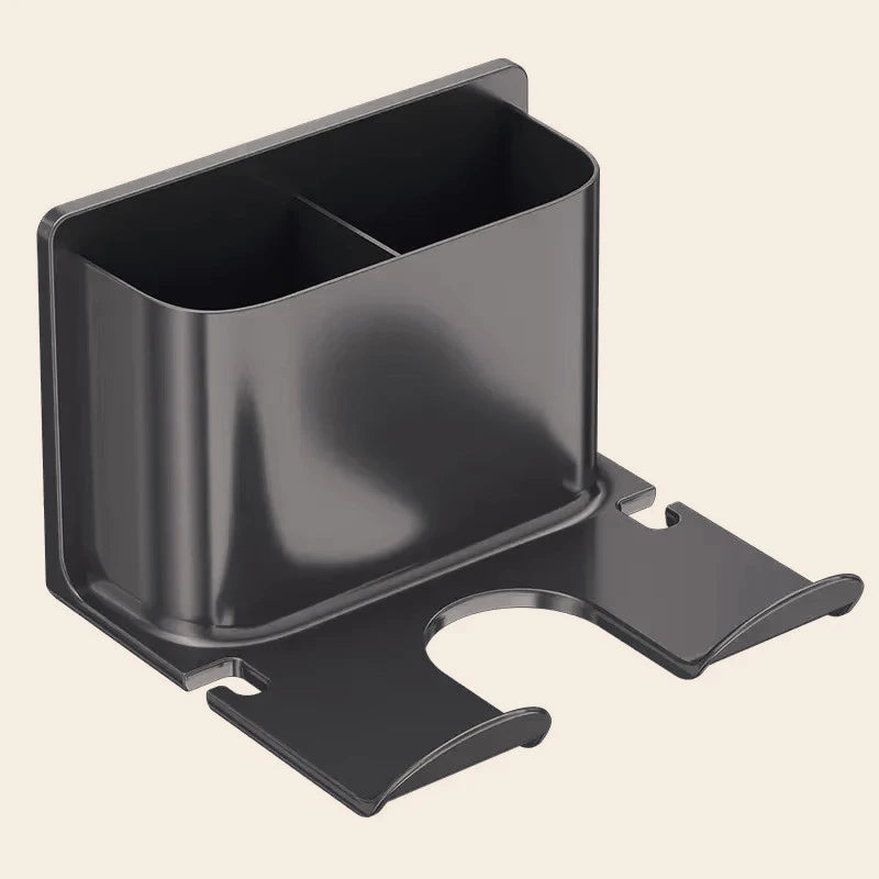 Household Hair Dryer Shelf Plastics Wall Mounted No Punching Hair Dryer Holder Toilet Storage Rack Bathroom Organization Shelves