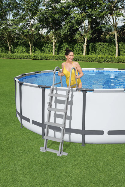 Scala di sicurezza per piscine - senza piattaforma - cm 132 - (Mod. 58332)