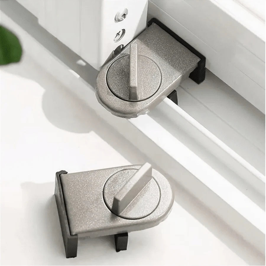 No Punching Sliding Door Lock Kidsren'S Sliding Window Safety Lock High-Rise Anti-Fall Limiter Anti-Theft Safety Lock