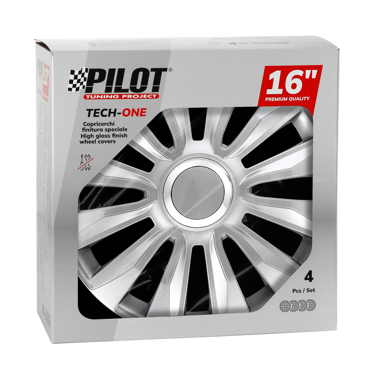 La confezione di Avalone Pro - Set 4 copricerchi - Ø, vista 4