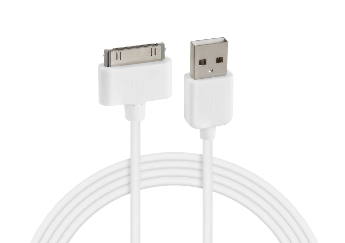 Cavo Usb > Apple Dock 30 Pin - 100 cm — ricarica e dati. Compatibile con ricarica veloce