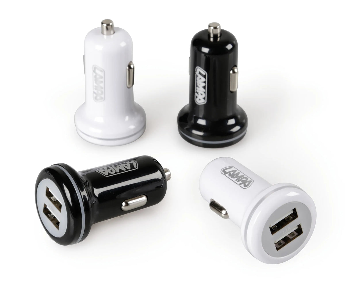 La gamma di colori disponibili di Display 20 pz - Caricabatteria 2 porte Usb - 2400 mA