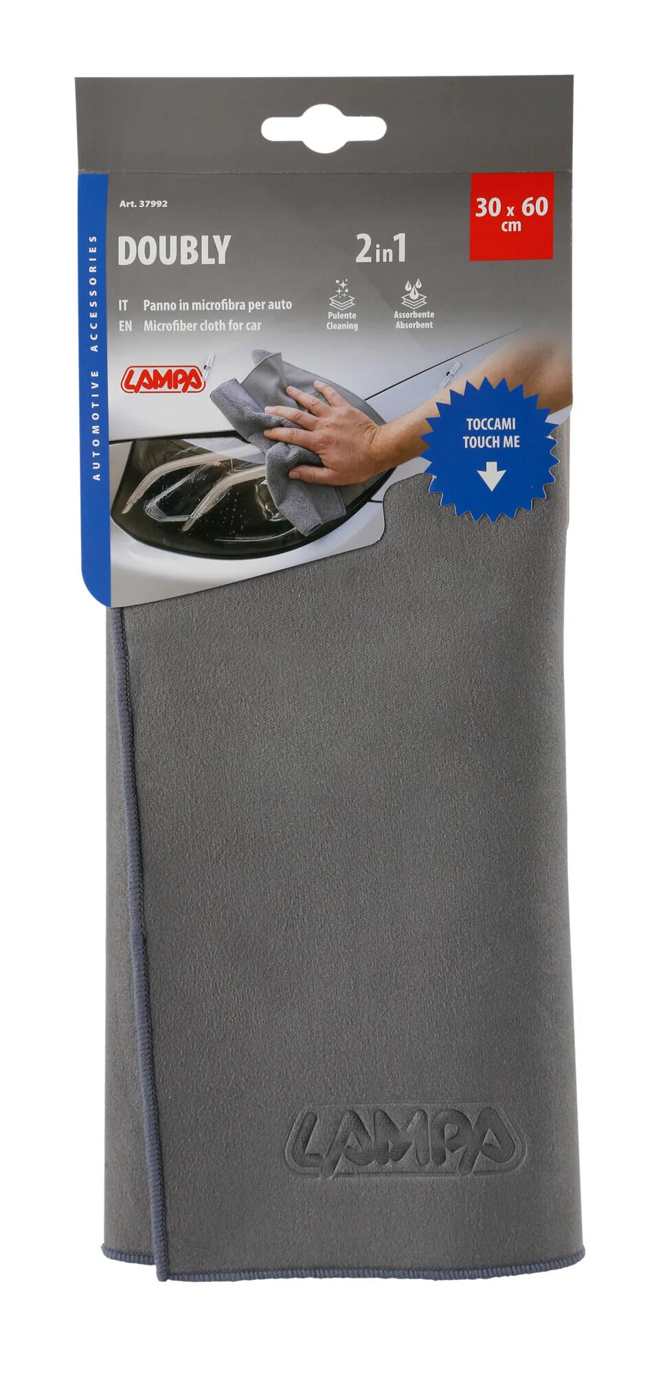 La confezione di Doubly 2 in 1, panno in microfibra, vista 2