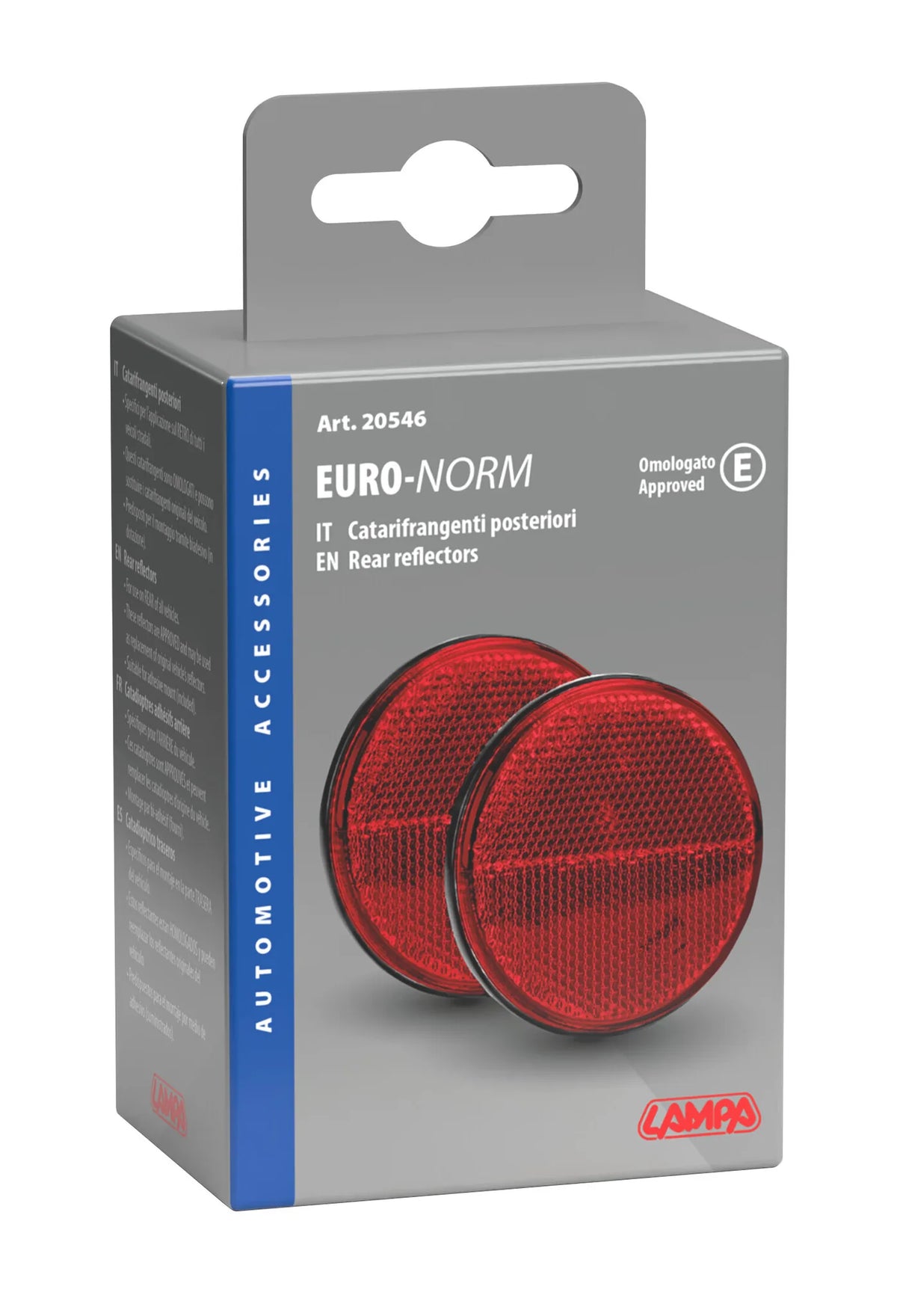 La confezione di Euro-Norm, catarifrangenti rotondi - Ø 65 mm, vista 3