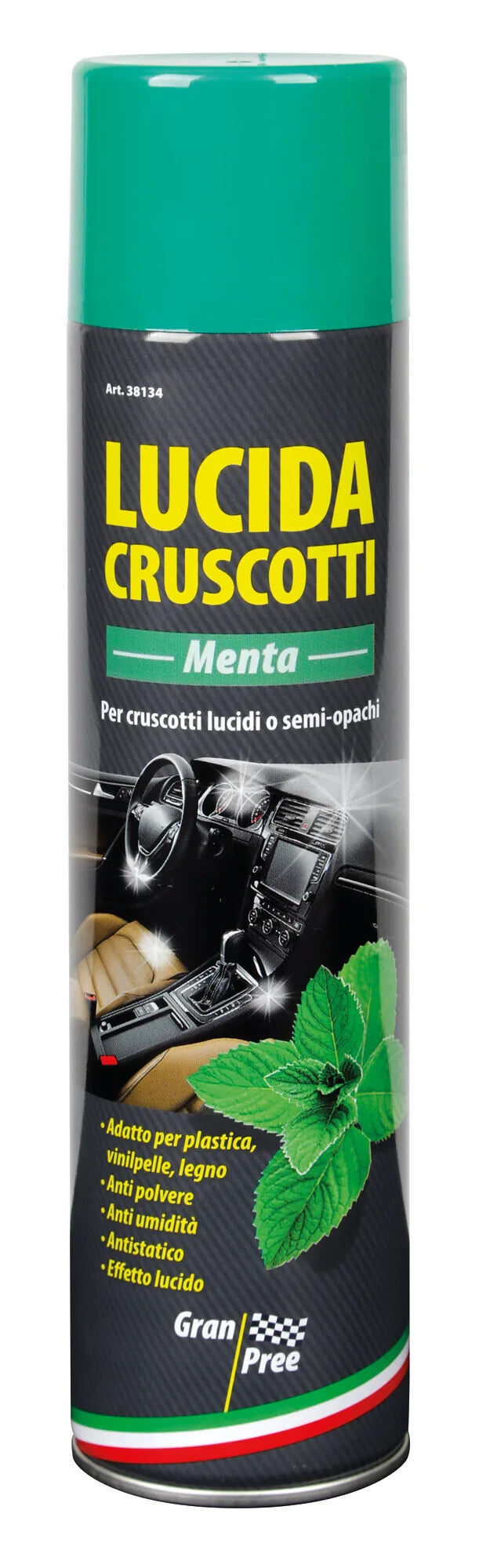 Gran Pree, lucida cruscotti - 400 ml — grazie alla sua profumazione, elimina l'odore di fumo