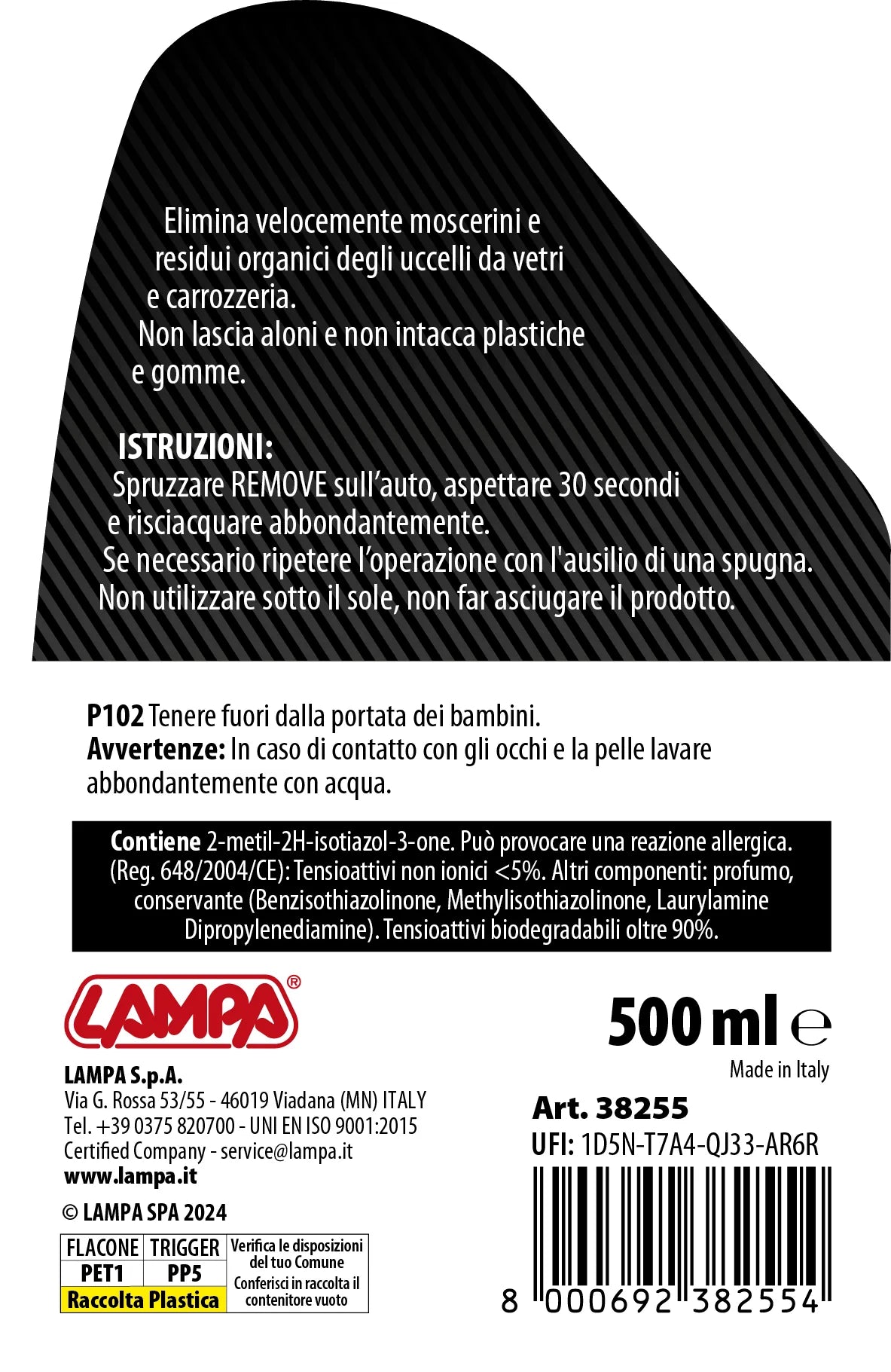 La confezione di Gran Pree, rimuovi insetti - 500 ml