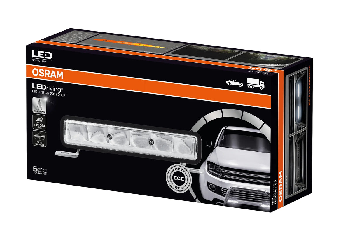 La confezione di LEDriving Lightbar SX180-SP