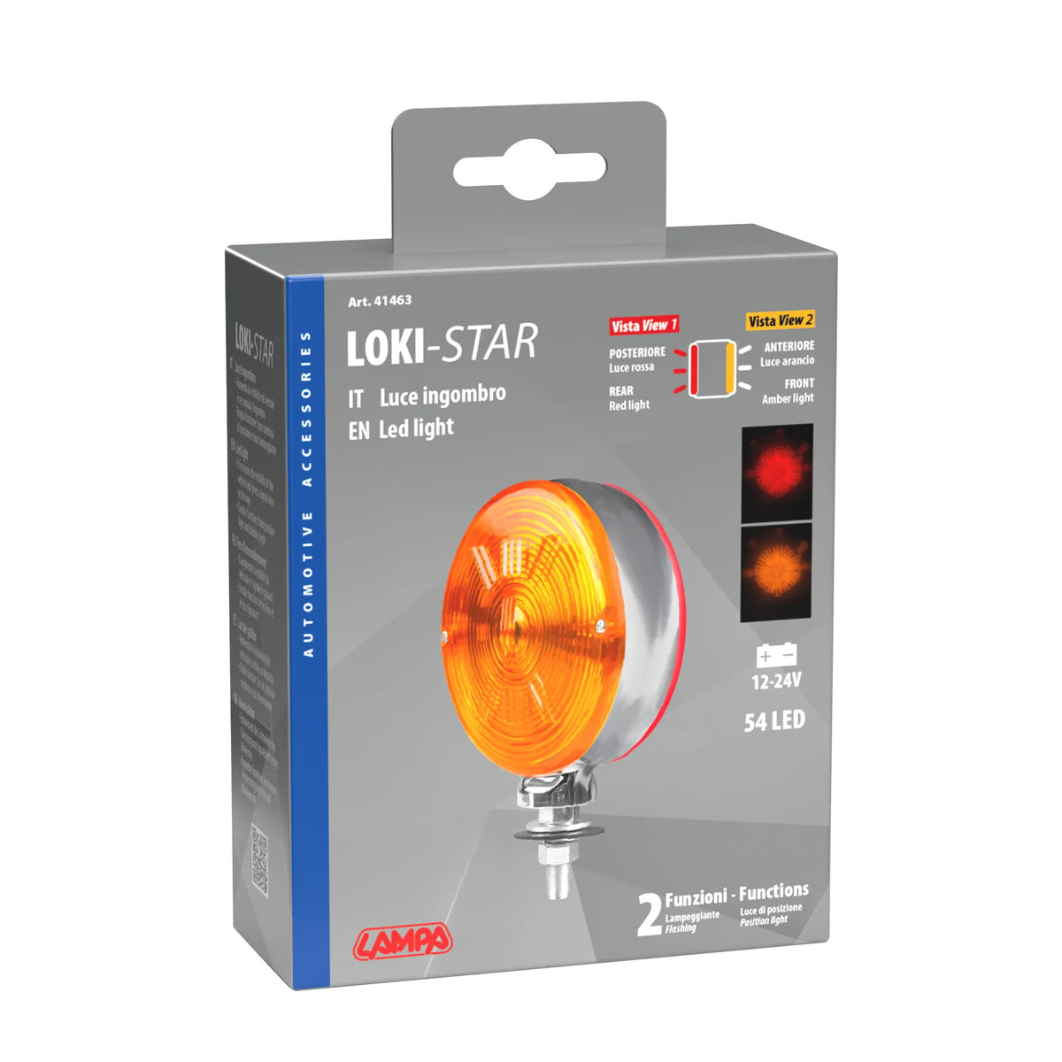 La confezione di Loki-Star, luce decorativa, doppia funzione - 54 Led, vista 2