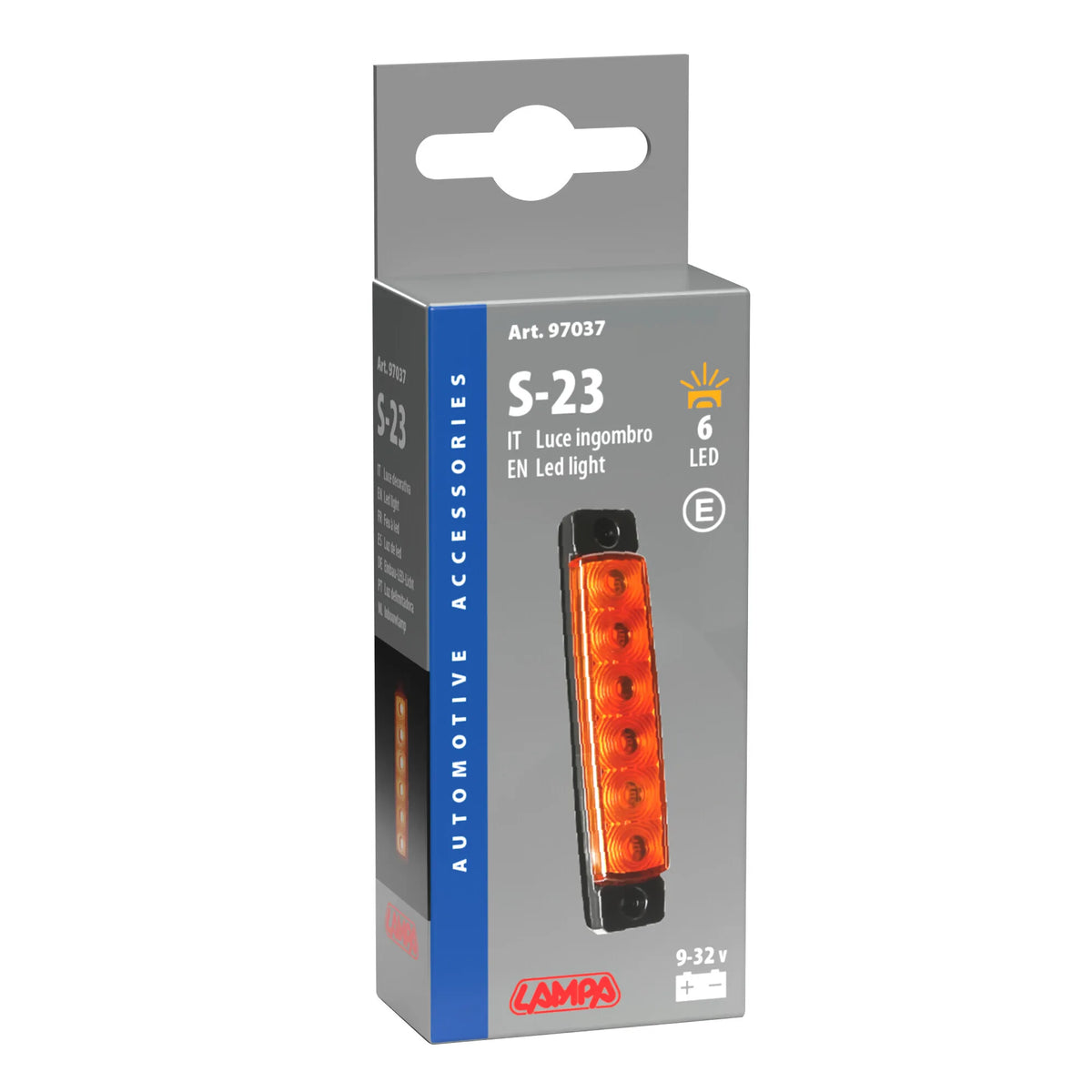 La confezione di Luce ingombro - 6 Led, vista 3