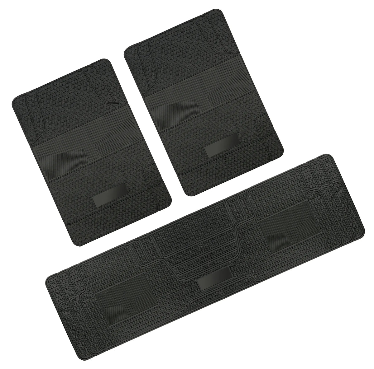 Maxi-Mat, serie tappeti universali in pvc 3 pezzi su fondo bianco