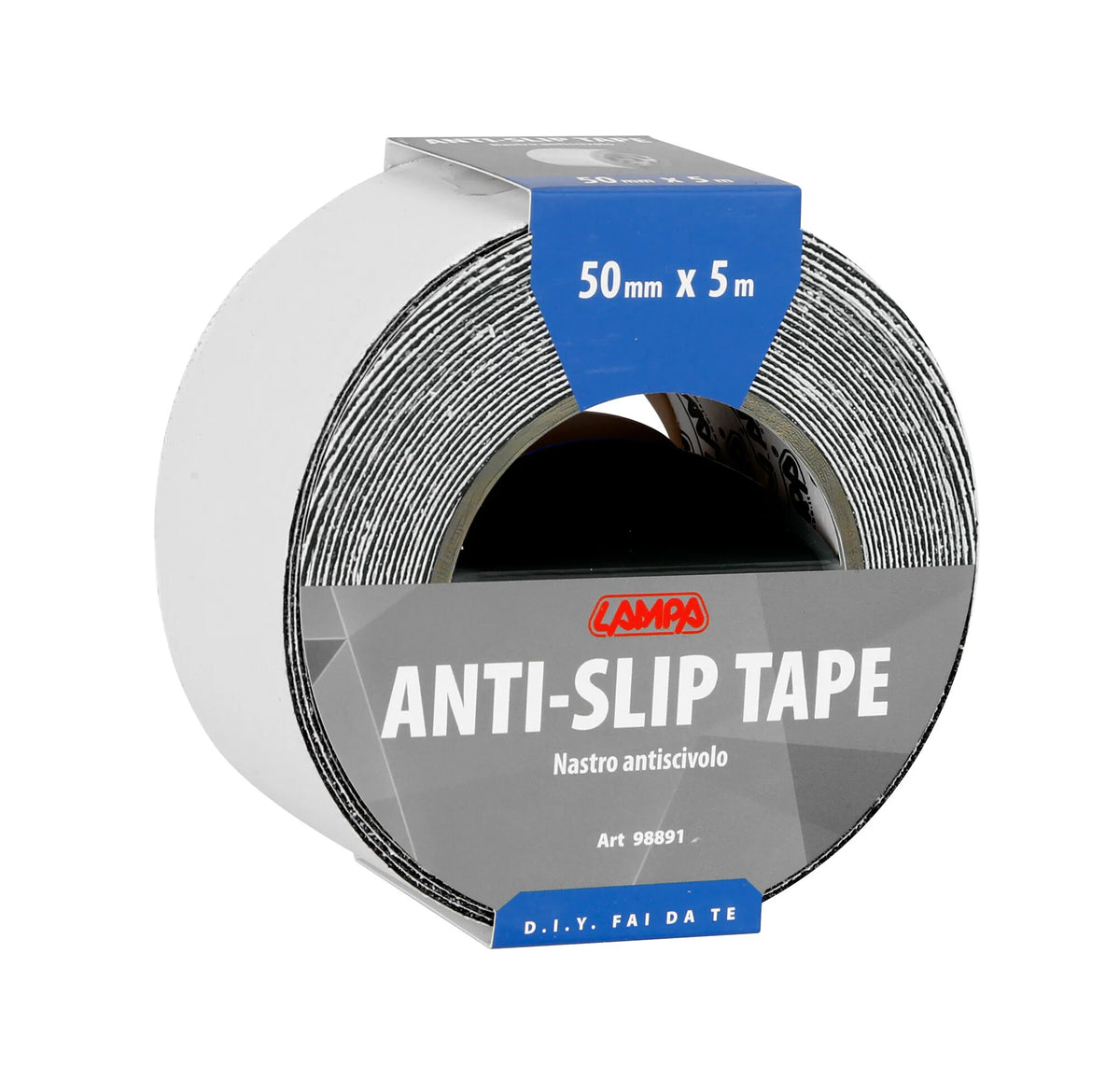 La confezione di Nastro antiscivolo adesivo - 50 mm x 5 m