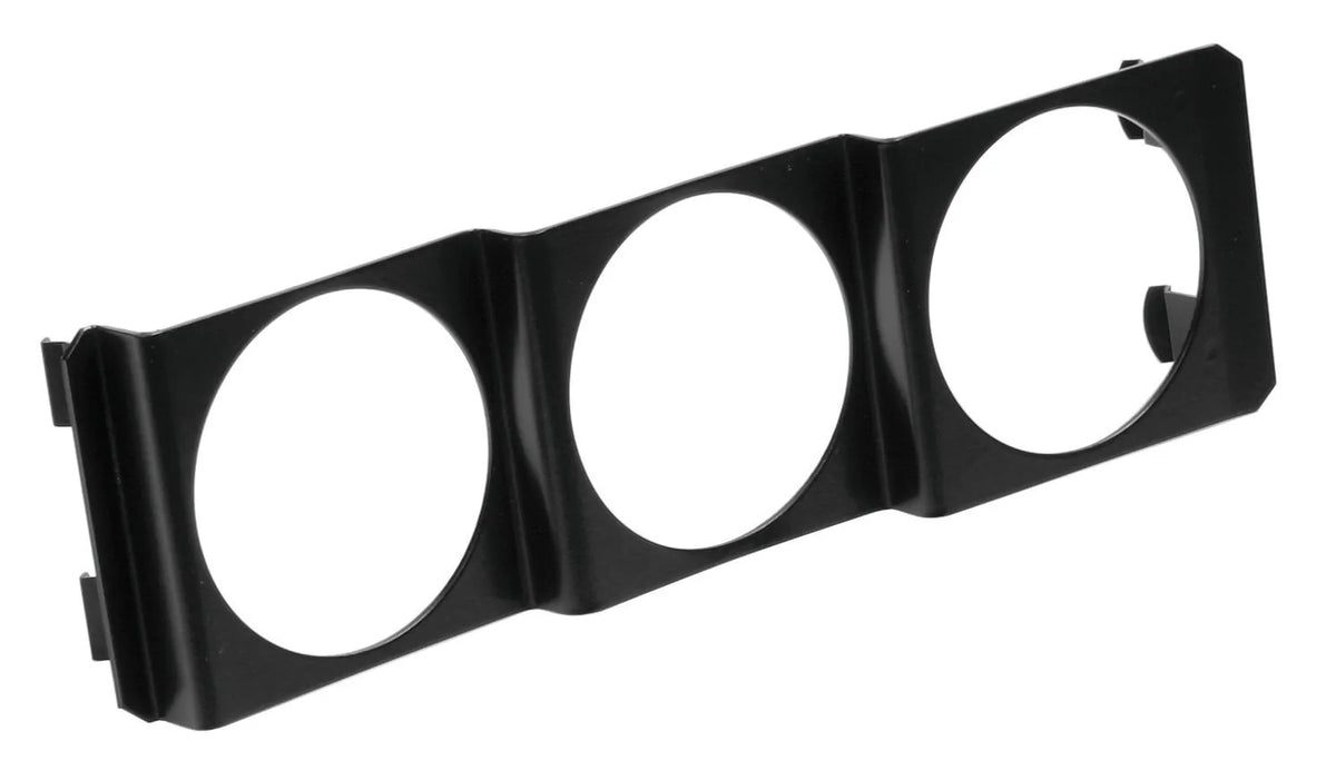 Pannello portastrumenti 3 fori (52 mm) — specifico per inserimento nel foro autoradio (misura DIN)