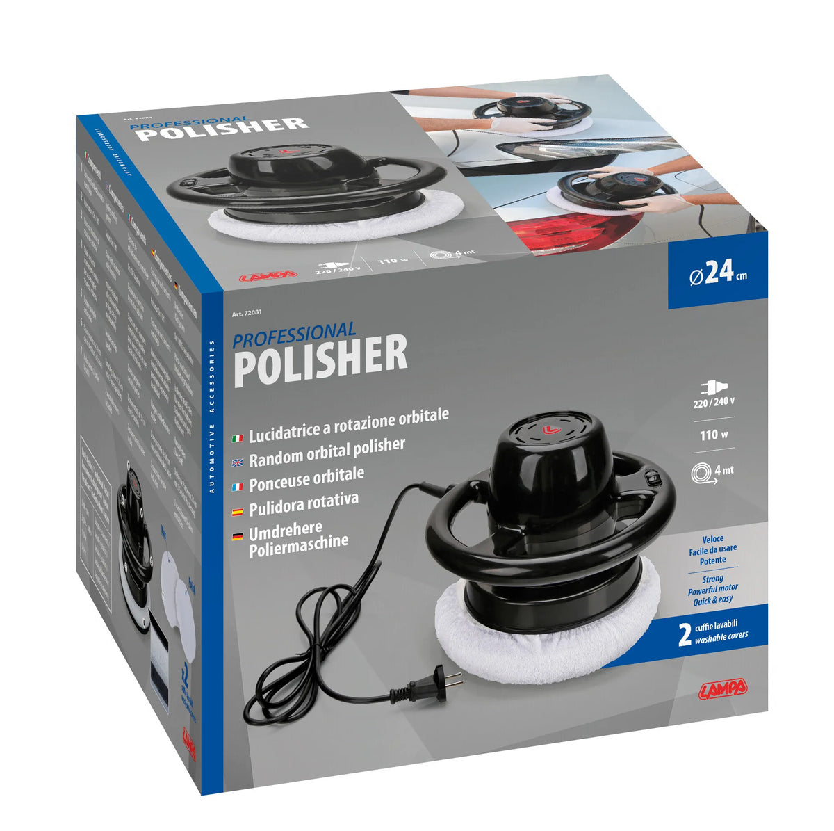 La confezione di Polisher professionale