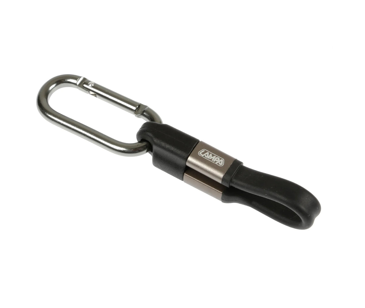 Portachiave con cavo Usb > Usb Type-C, 10 cm - Blister 1 pz — adatto per la ricarica veloce e dati
