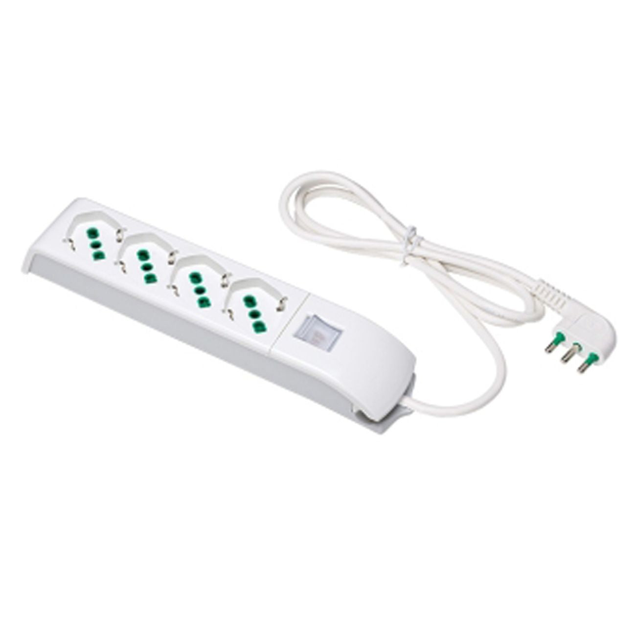 Prolunga Multipresa 3X1 4P+Int.Biancon 410100