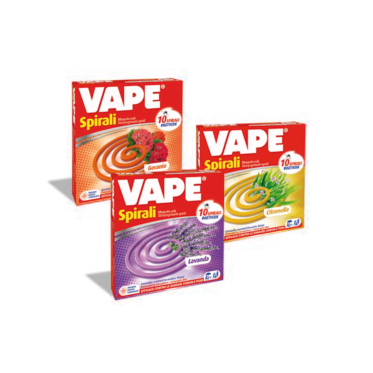 Vape spirali profumate pz.10 - 24 conf.