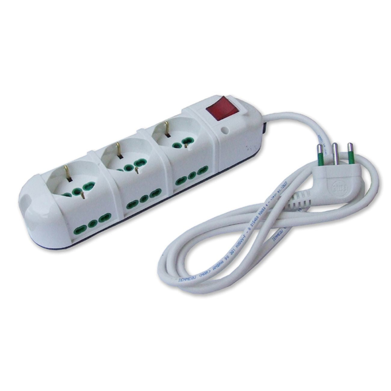 Prolunga Multipresa 3X1 3+6 P.+Int42122