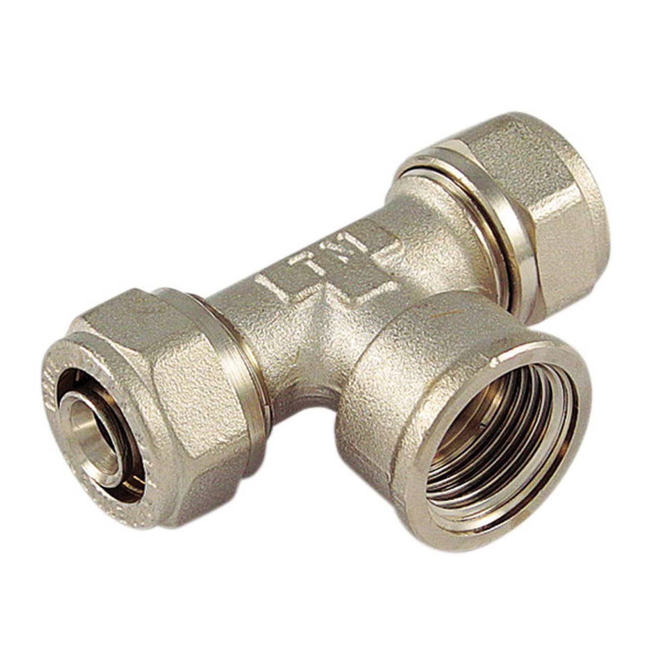 Tee f.20x1/2x20 x multistrato - 5 pz