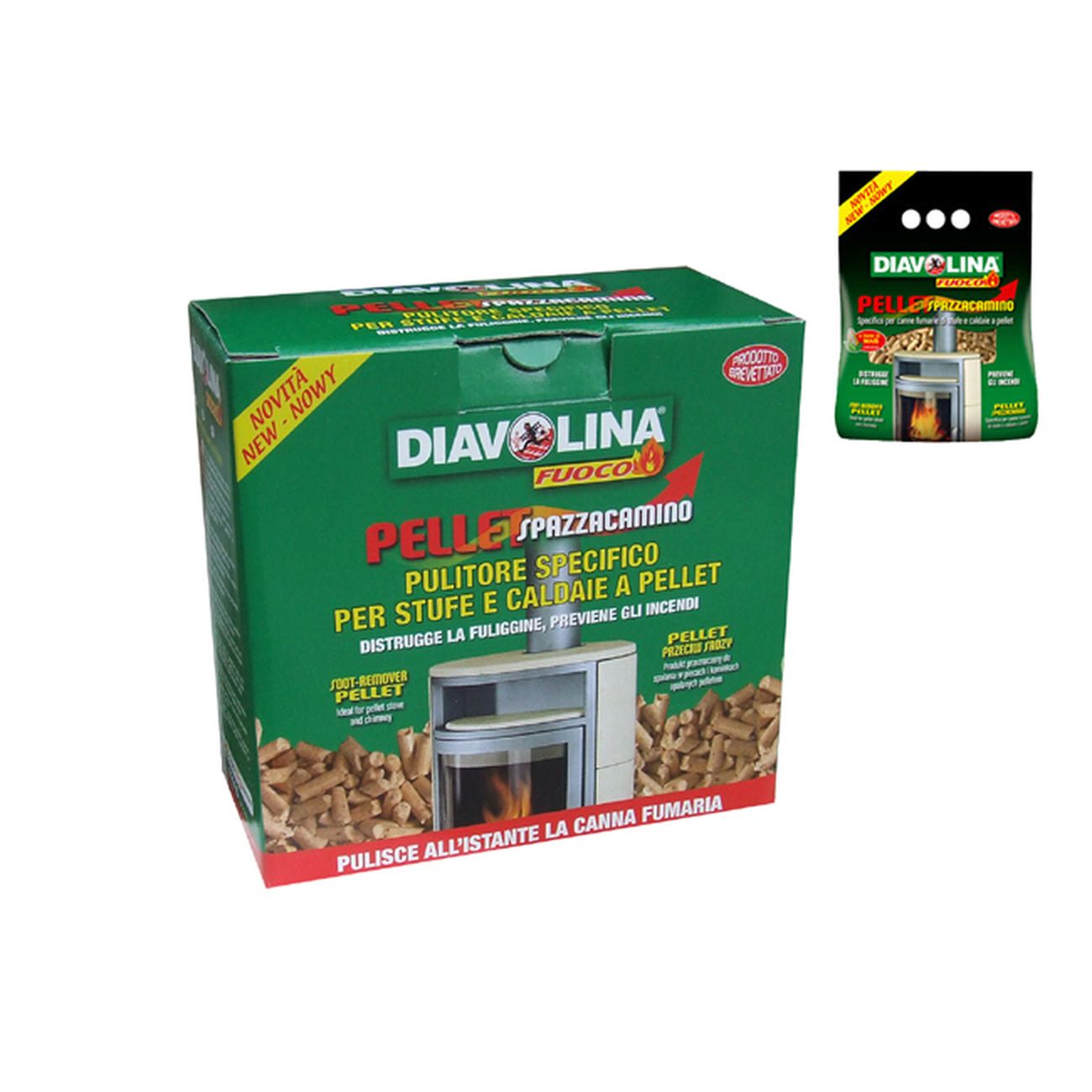 Diavolina Pellet Spazzacamino 15020