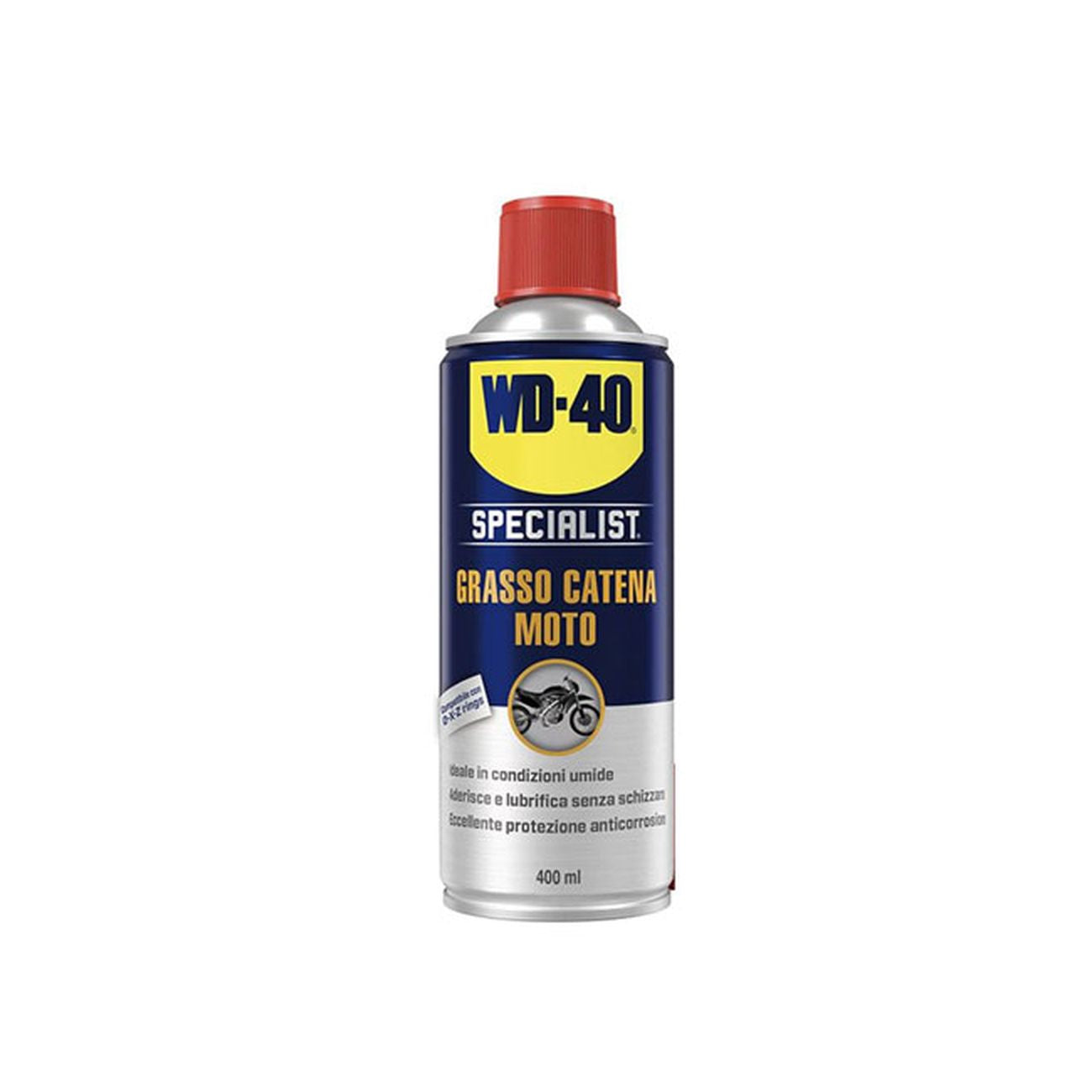Wd-40 Moto Grasso Catena Umide Ml 400