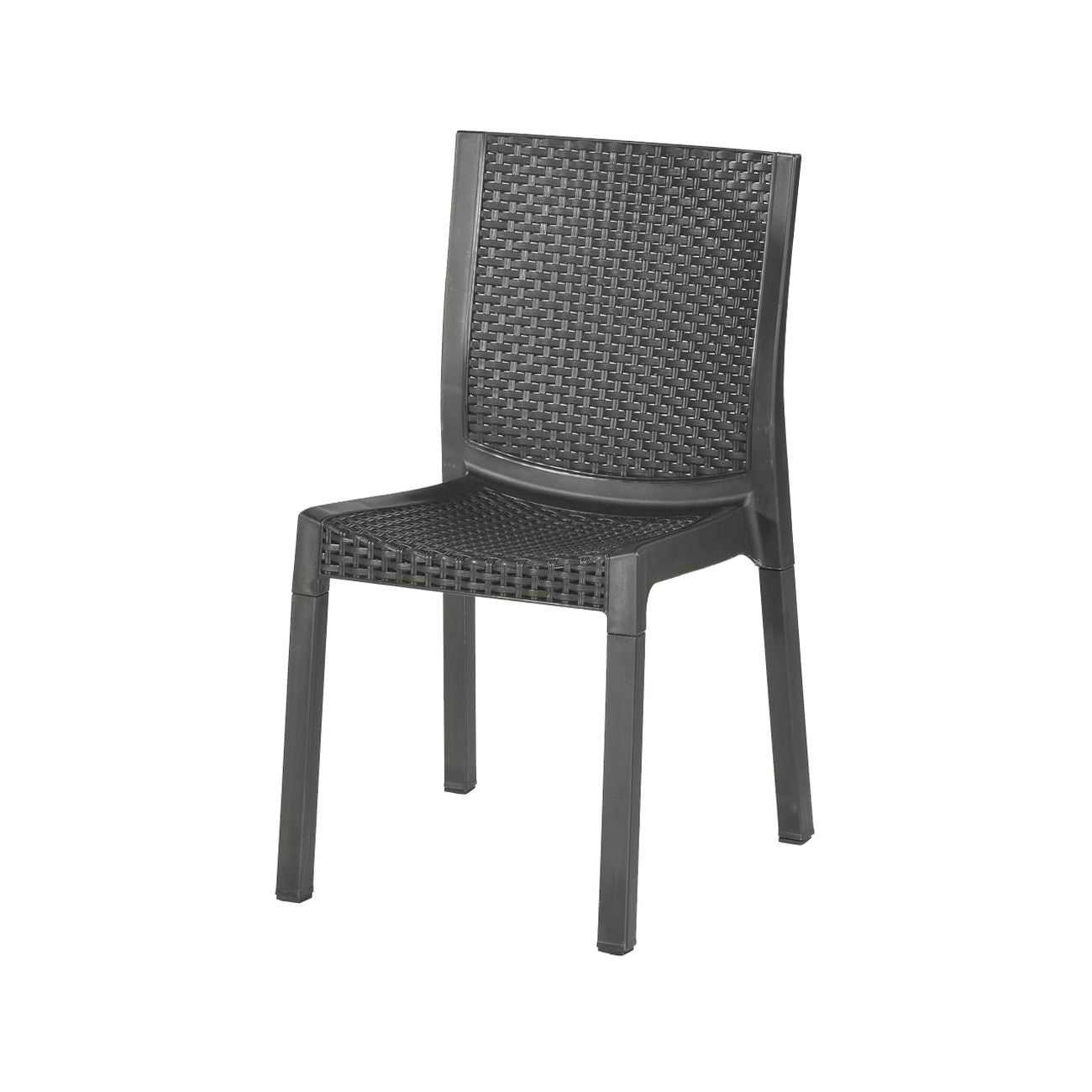 Sedia in resina antiurto - Panarea - cm 42x55x86h