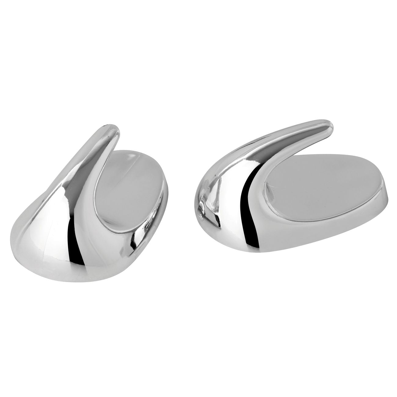 Gancio adesivo cromato 5 cm fackelmann 2 pz art.20730 - 6 pz