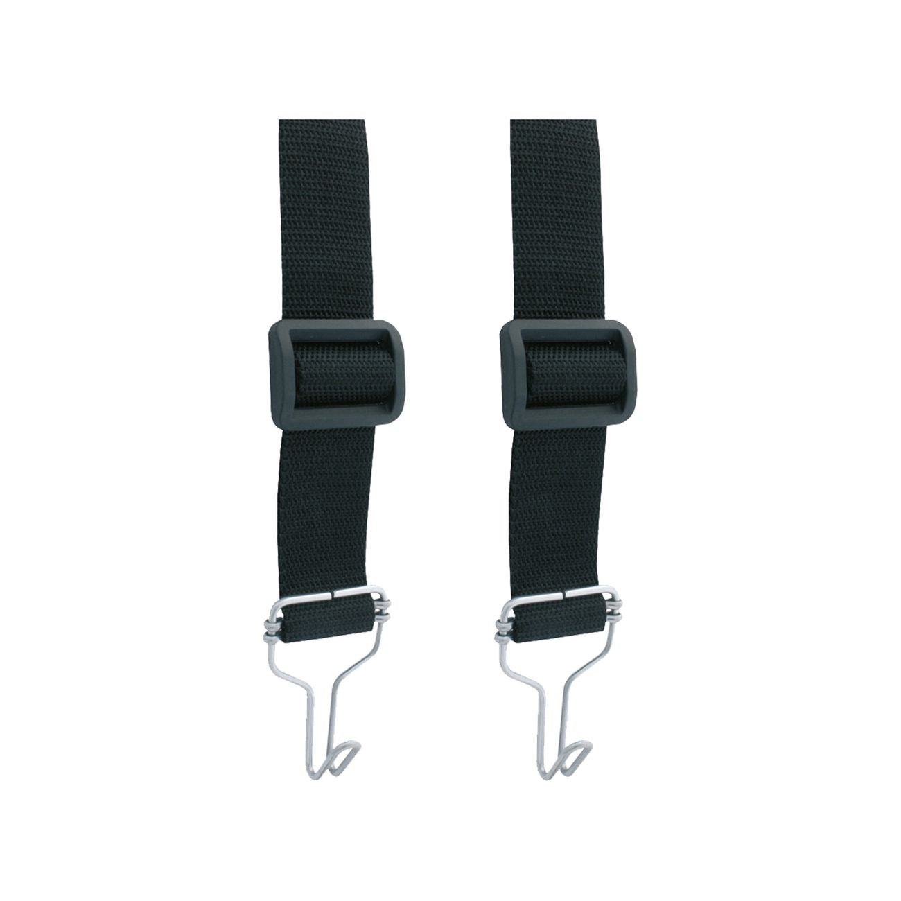 Coppia spallacci con fibbie e ganci