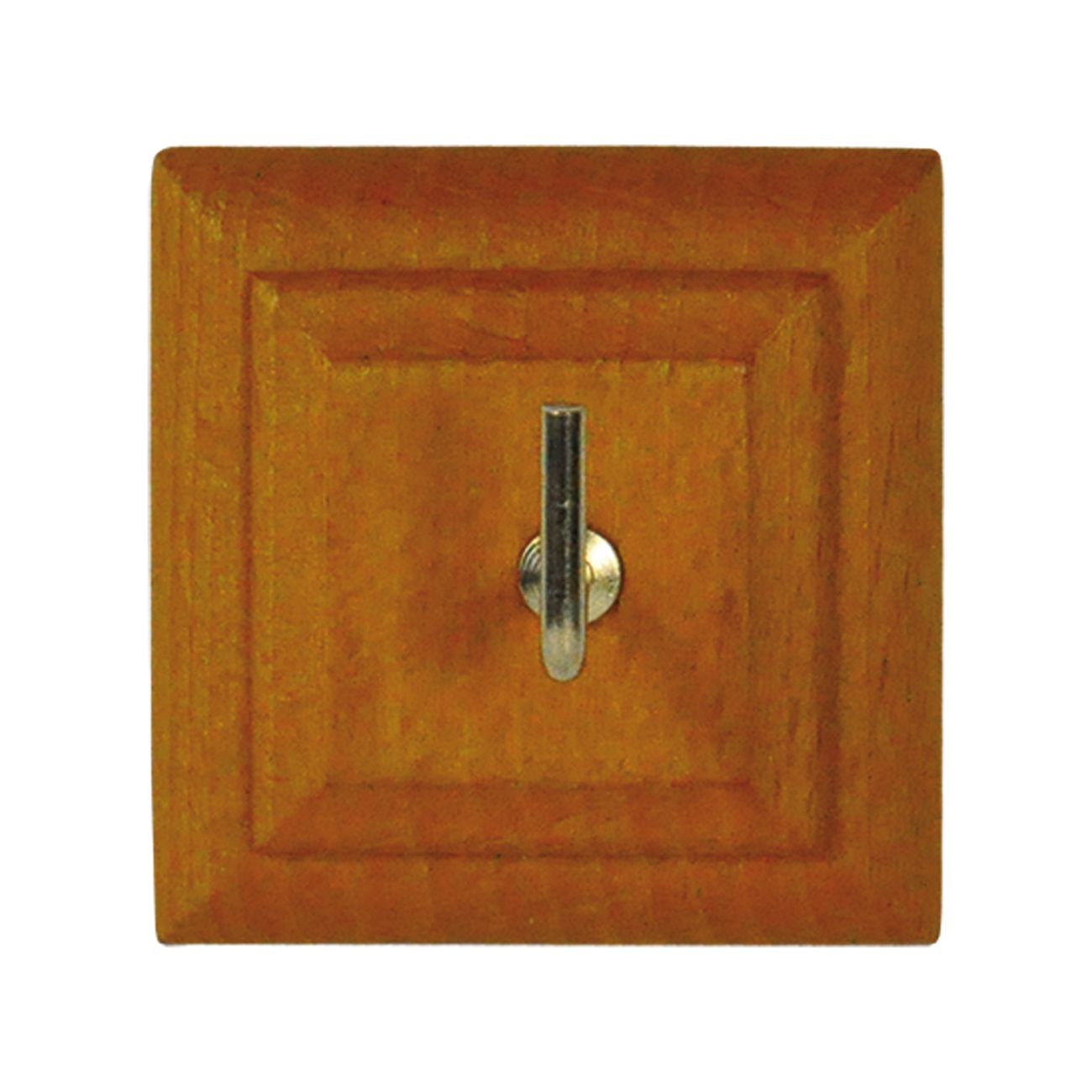 Appenditutto adesivo legno 'quadro' 1 posto - pz. 2