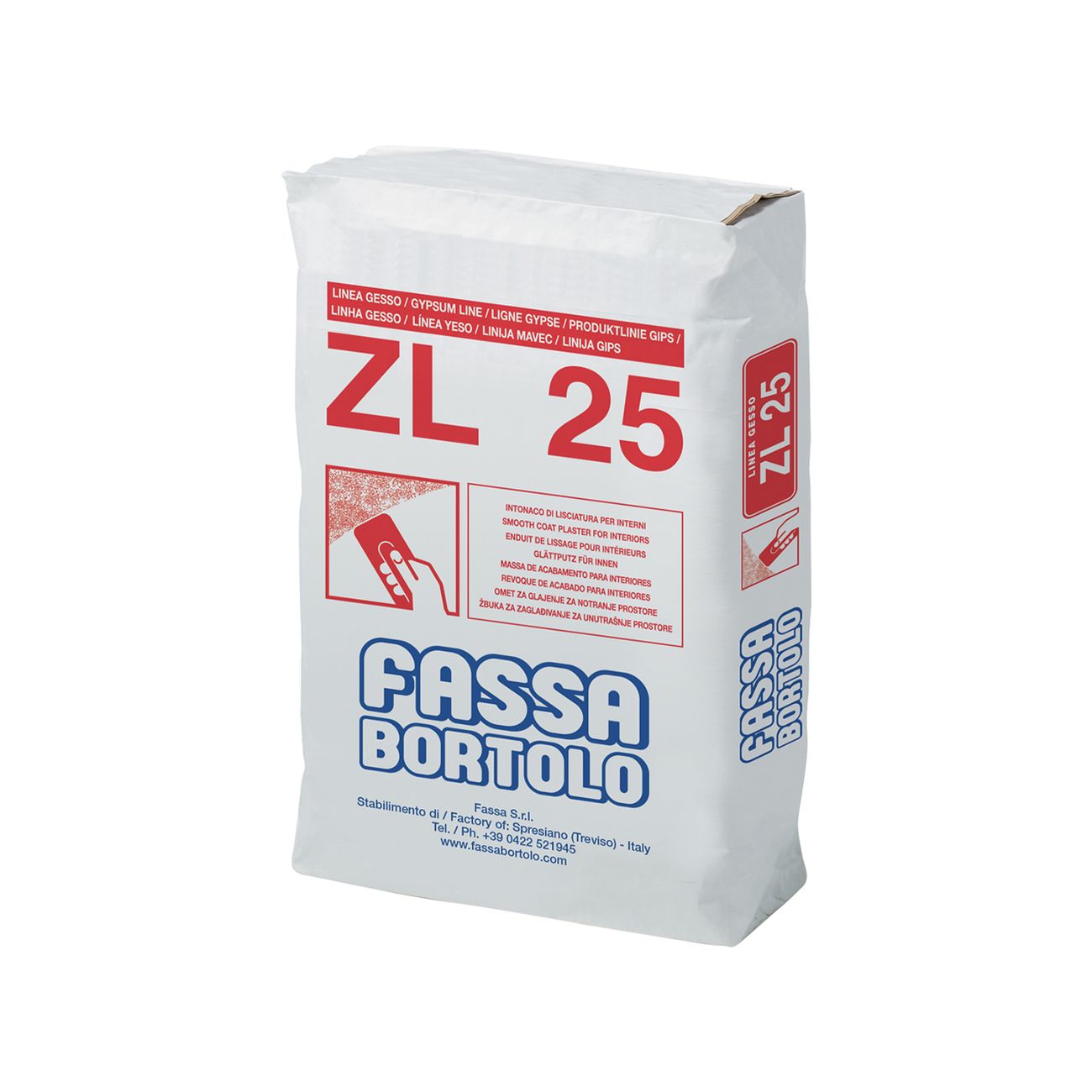 Intonaco di lisciatura 'zl 25'