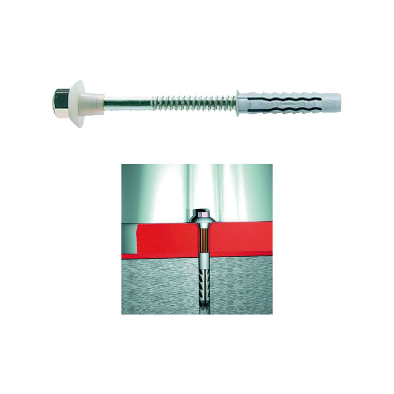 Tassello fissaggio 'sf2' sf2 tass 8 x 40 barr. 7/32 x 80