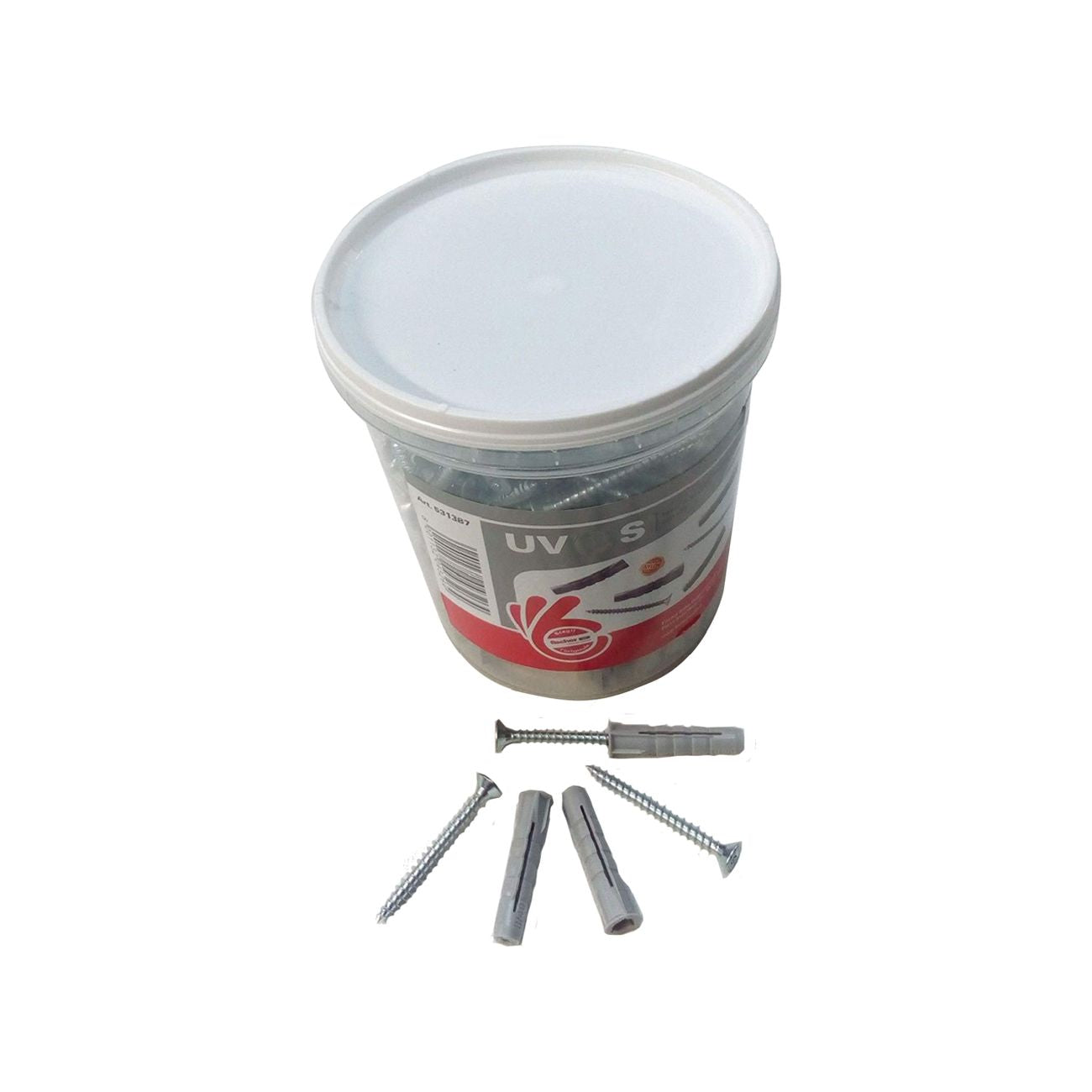 Tassello nylon con vite 'uv'