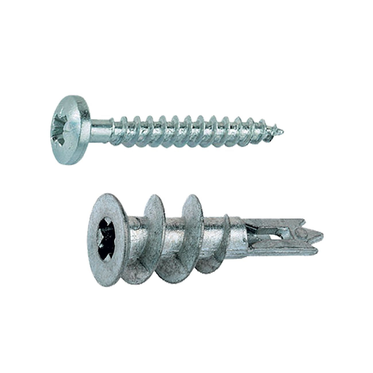 Tassello metallo per cartongesso 'gkm 12' lunghezza 31 mm - 100 pz