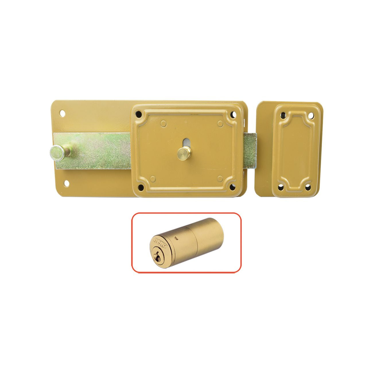 Serratura ferroglietto 'p-cf' FF