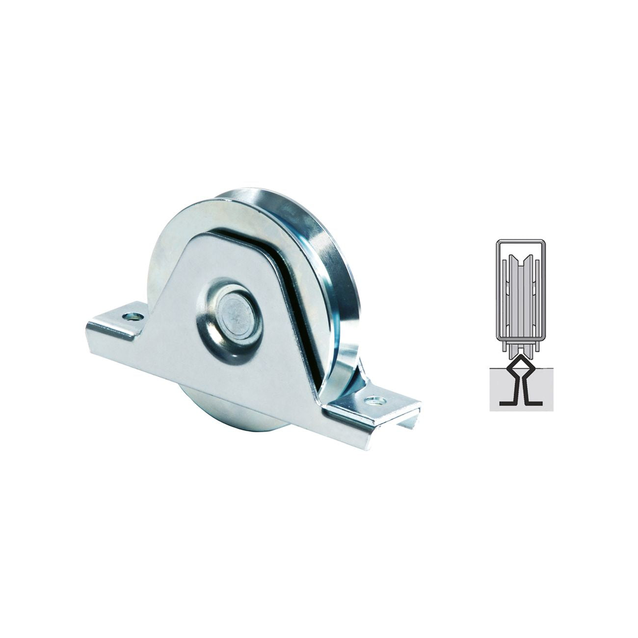 Ruota per cancelli gola a 'y' art.335y