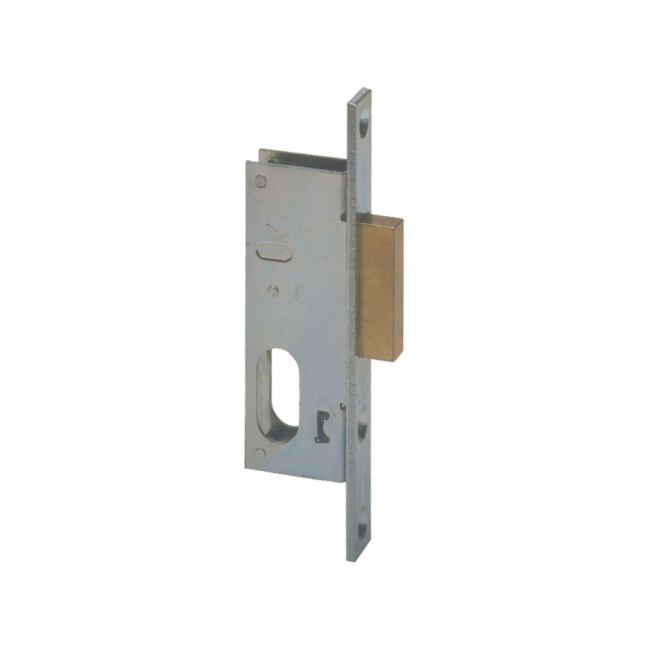 Serratura da infilare per montanti per alluminio art. 44240 e15