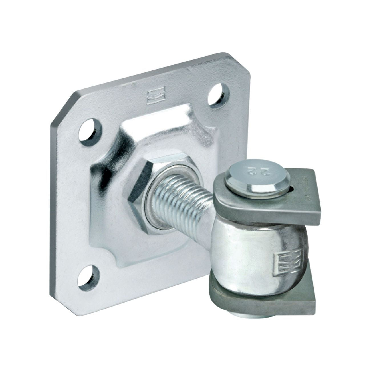 Cardine con ali e piastra art.163