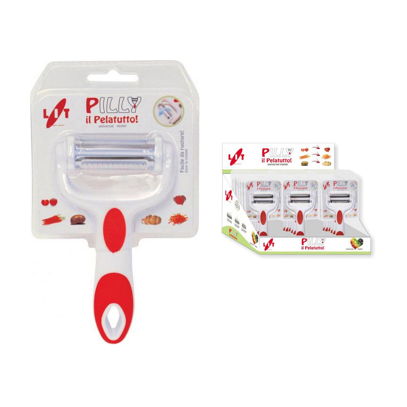 Pelatutto 3 Lame Pilly In Espositore