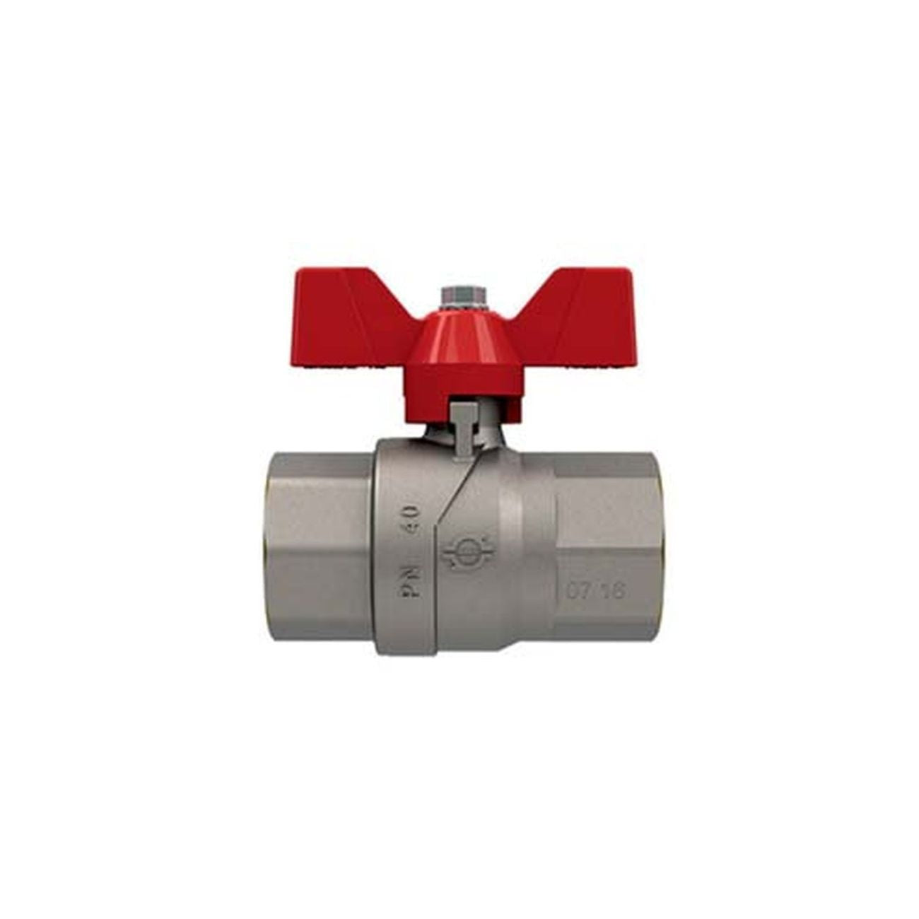 Valvola a sfera f/f con maniglia a farfalla evolution