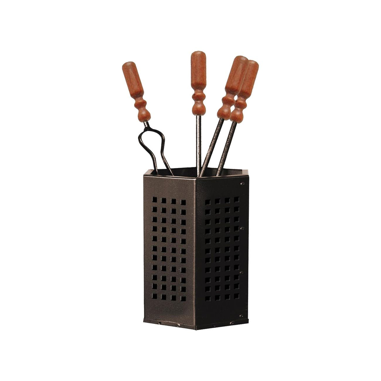 Set Porta attrezzi Completo per camino - 669 - cm 50h