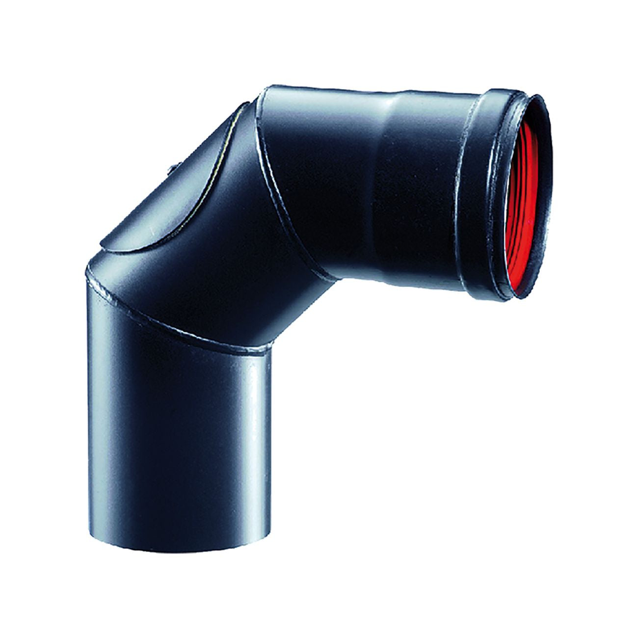 Gomito per pellet con ispezione