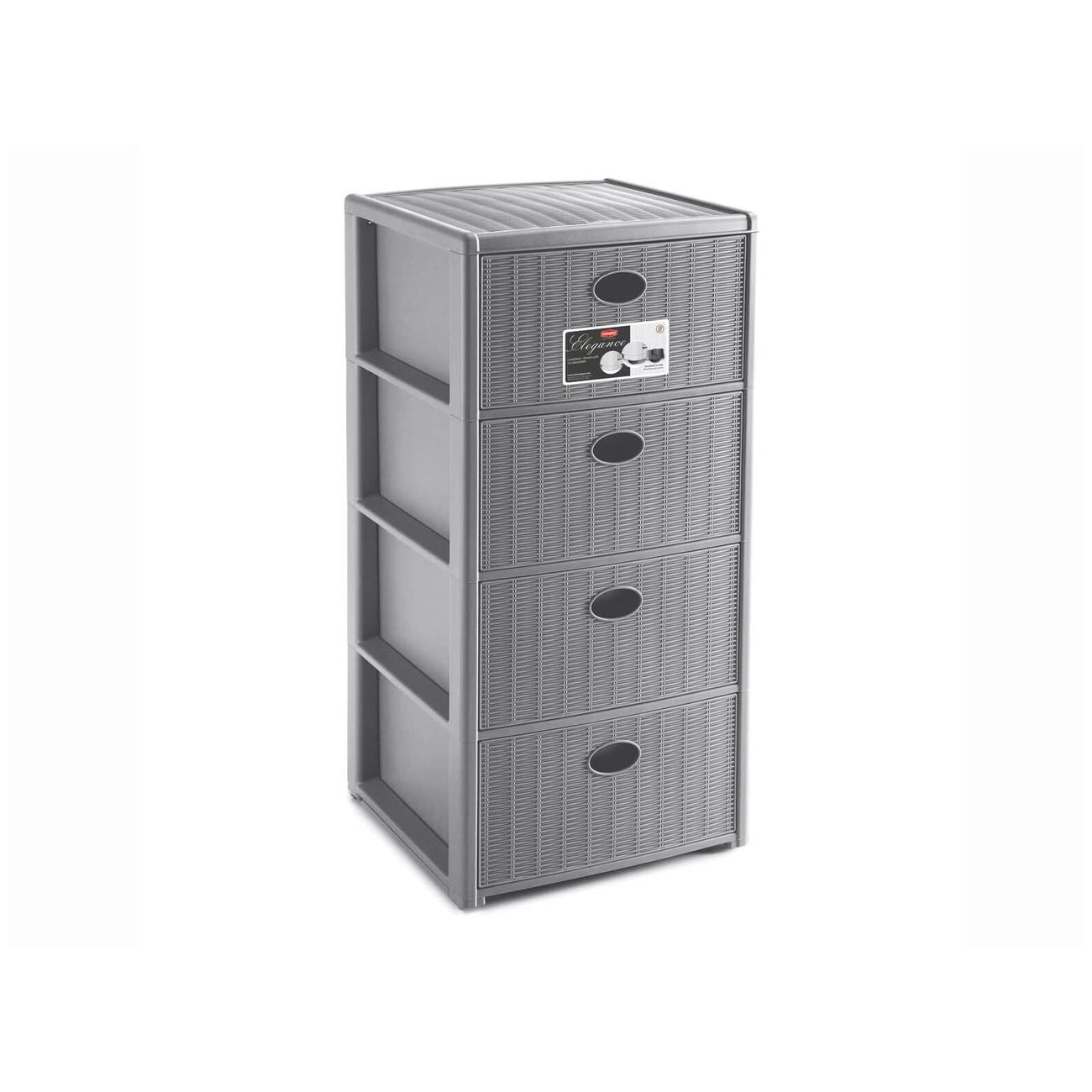 Cassettiera Elegance 4 Stone Grey 30418