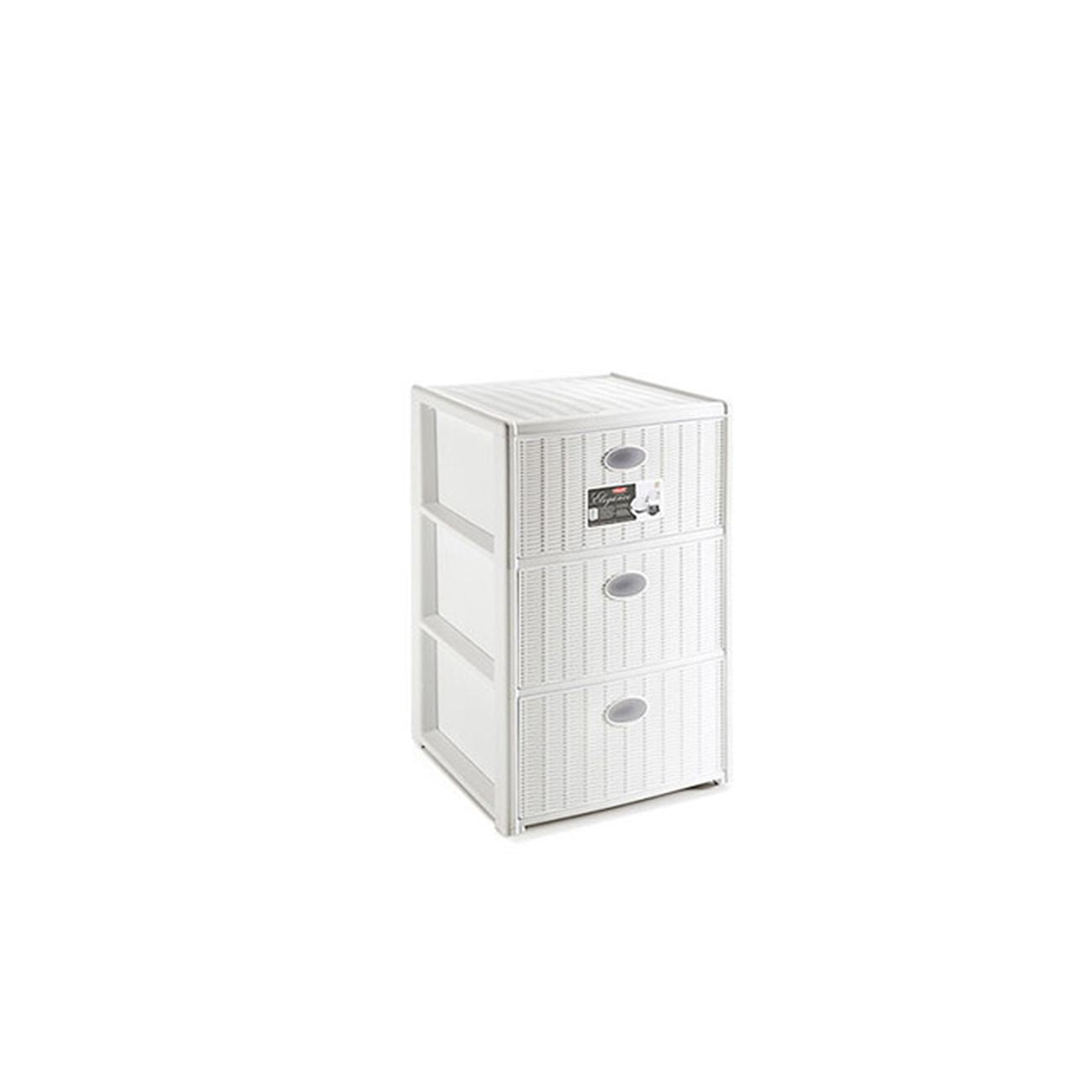 Cassettiera Elegance 3 Bianca 30462